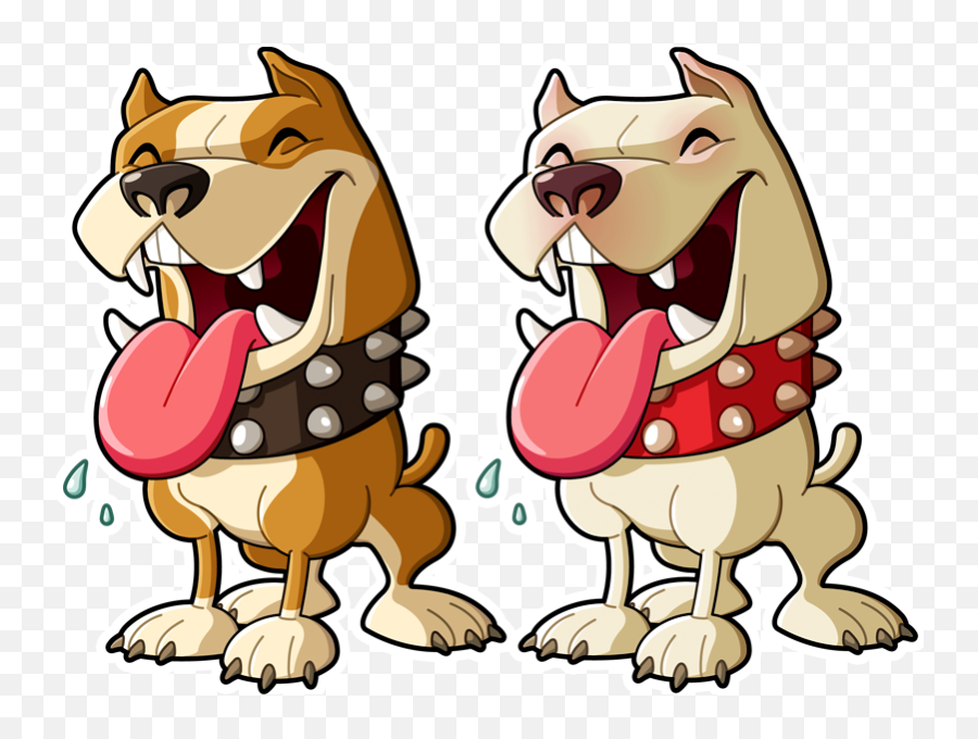 Pitbull - Pit Bull Dog Cartoon Emoji,Pitbull Emoji