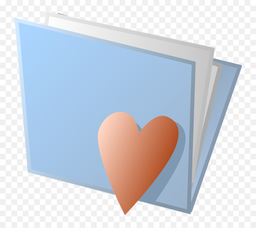 Folder File Favorites - Vector Graphics Emoji,Stack Of Books Emoji