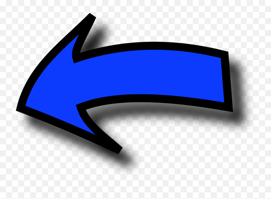 Arrow Left Direction - Cartoon Arrows Clip Art Emoji,Left Arrow Emoji