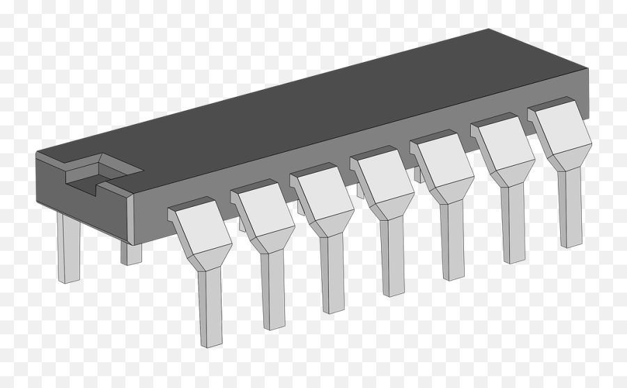 Free Circuits Electronic Vectors - Integrated Circuit 3rd Generation Of Computer Emoji,Dove Emoji Keyboard