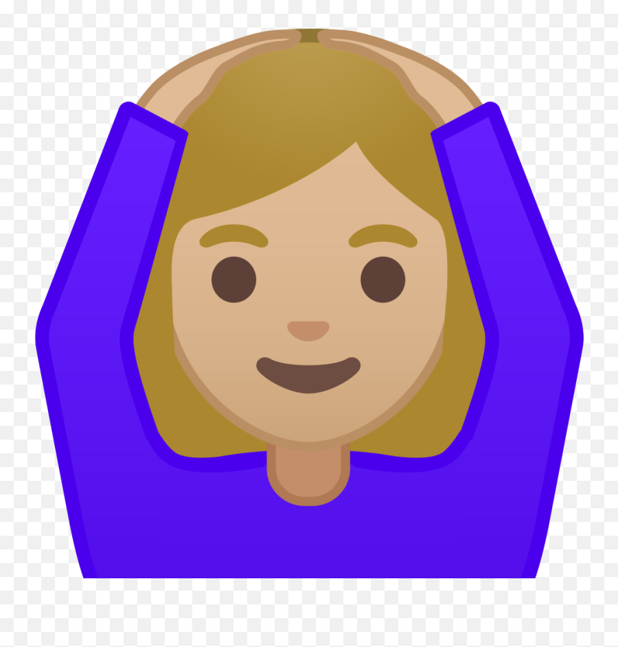 Woman Gesturing Ok Medium Light Skin Tone Icon - Persona Haciendo Gesto Emoji,A Ok Emoji