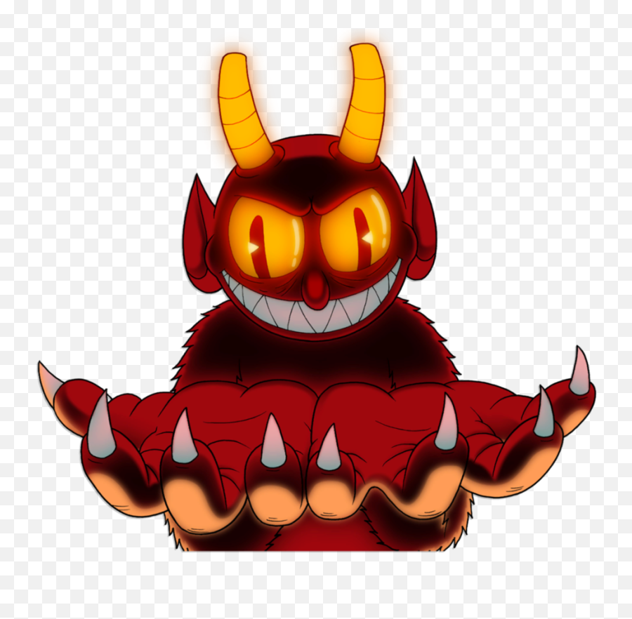 Demon Clipart Baby Devil Demon Baby Devil Transparent Free - Cuphead Devil Png Emoji,Satan Emoji