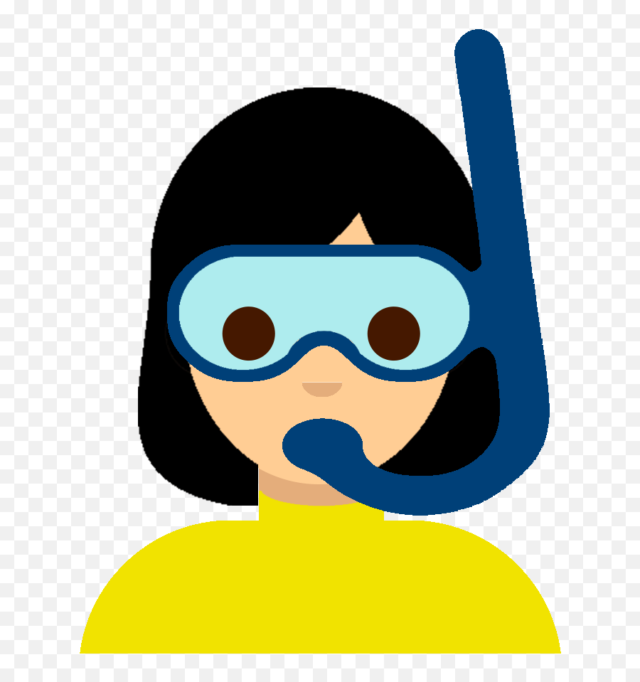 Scuba - Clip Art Emoji,Girl Emoji