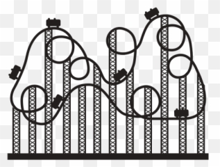 Roller Coaster Clipart Png Irish Flags - Emotional Grief Rollercoaster Emoji