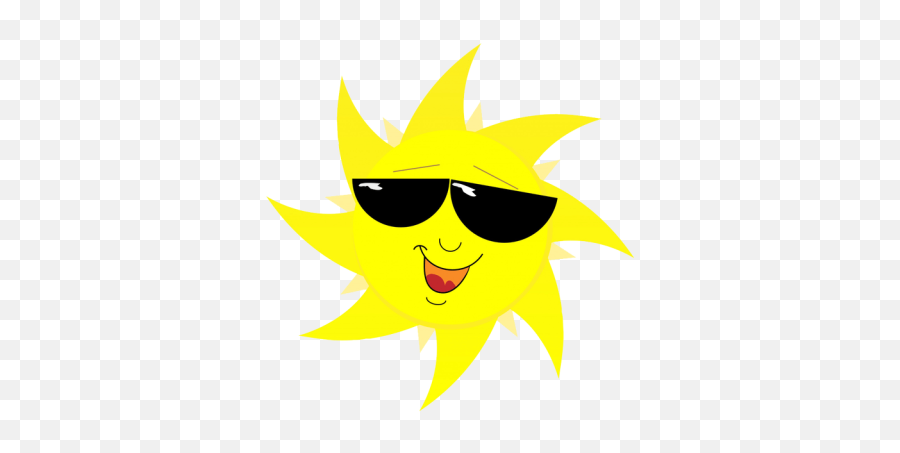 Free Vectors Graphics Psd Files - Sun With Sunglasses Transparent Background Emoji,Happy Sun Emoji