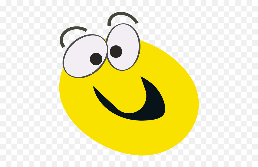 Yellow Cartoon Smiley Vector Clip Art - Funny Face Clipart Emoji,Cute Emoticons