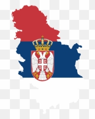 Clipart Serbia Map Flag Fixed - Serbia Country Flag Emoji,Costa Rica Flag Emoji