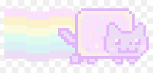 Pastel Nyan Kawaii Pastel Nyancat - Nyan Cat Clip Art Emoji,Nyan Cat Emoji