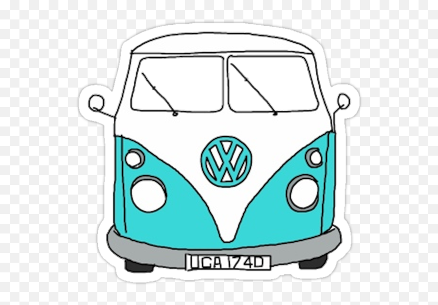 Backpack Blue Banana Clothing Emojis Png Corazones - Thepixinfo Volkswagen Bus Sticker,Hippie Emojis