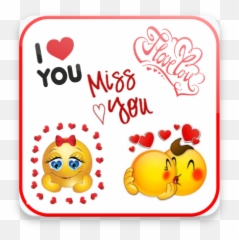 Love Stickers - Besos De Emoji