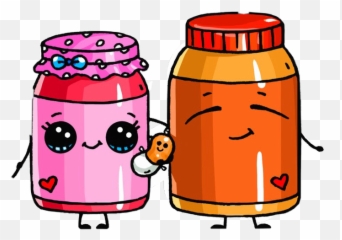 Kawaii Peanut Butter And Jelly Clipart - Peanut Butter And Jelly Drawing Emoji,Peanut Butter Emoji