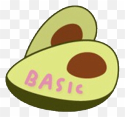 kawaii sticker snapchat freetoeditedited aguacate basic - Avocado Aesthetic Transparent Emoji