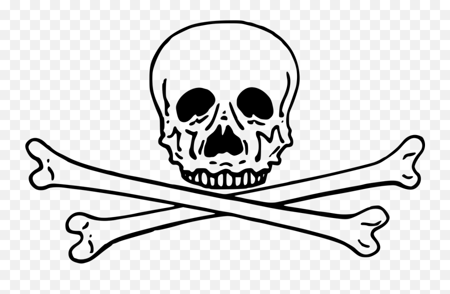 Free Skull And Crossbones Transparent Download Free Clip - Skull And Bones Png Emoji,Skull Crossbones Emoji