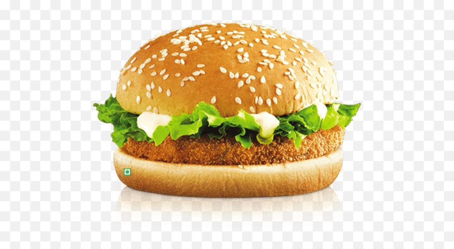 Veggie Burger - Veg Aloo Tikki Burger Emoji,Burger Emoji Png