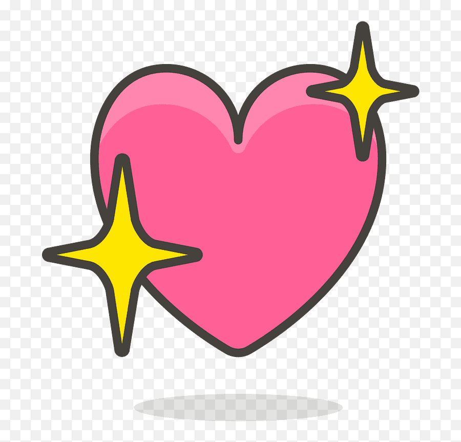 Sparkling Heart Emoji Clipart Free Download Transparent - Heart,Heart Emoji Png