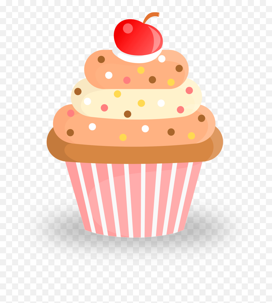 Cupcake Clipart - Cake Pastries Clipart Emoji,Emoji Cupcakes