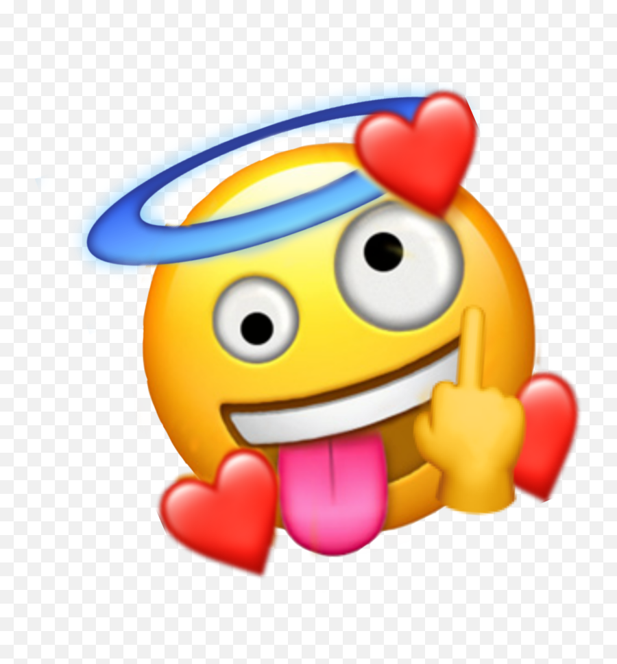 Iphoneemoji Emoji Heart Crazy Sticker - Locura Sticker,Llama Emoji