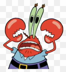 Download HD Png - Spongebob Mr Krabs Scared 1 By Emoji