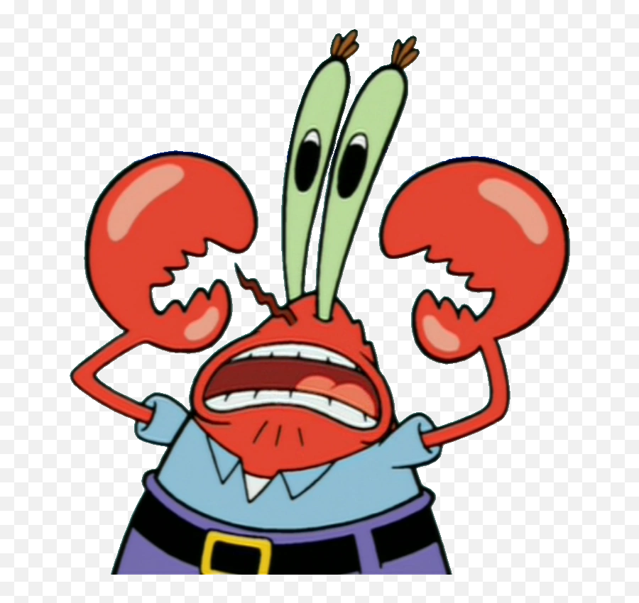 Download Hd Png - Spongebob Mr Krabs Scared 1 By Mr Krabs Scared Png Emoji,Spongebob Emoji
