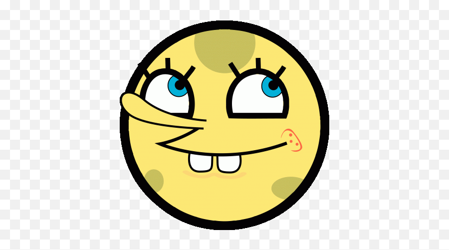Smiley World Images Spongebob Xd Hd Wallpaper And Background - Awesome Face Gifs Emoji,Sponge Emoji