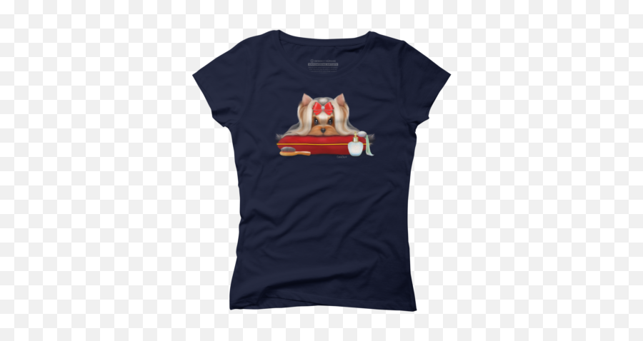 Blue Dog T - Shirts Tanks And Hoodies Design By Humans Short Sleeve Emoji,Chihuahua Emoji