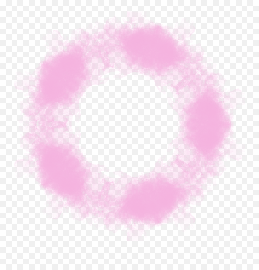 Frame Fluffy Pink Cottoncandy Sticker - Color Gradient Emoji,Cloud Candy Emoji