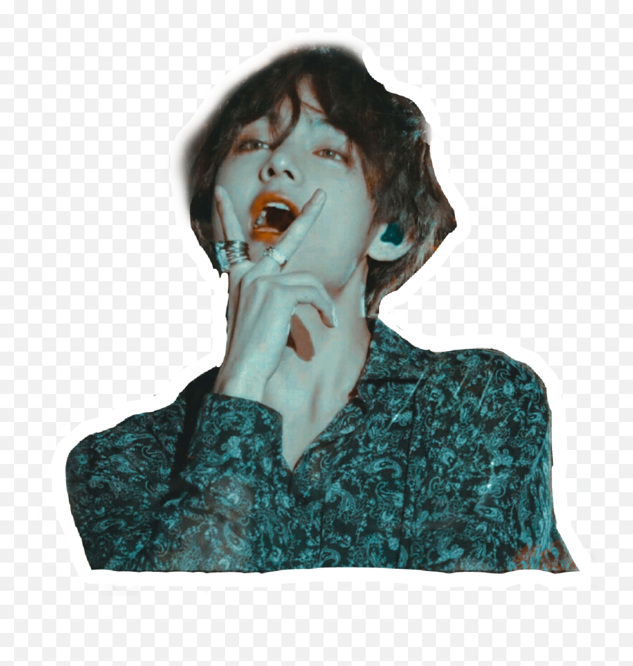 Taehyung Kimtaehyung Hot Sexy Sticker - Drawing Emoji,Smoking Hot Emoji