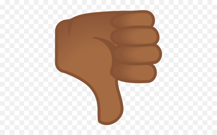 Medium - Cartoon Emoji,Brown Thumbs Up Emoji