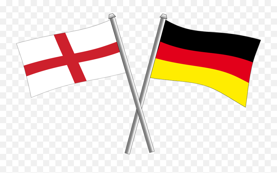 German Germany Friendship - German And English Flag Emoji,Afghan Flag Emoji