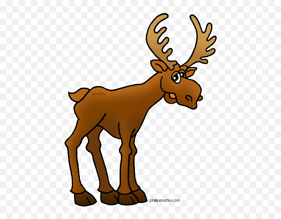 Moose Clipart Cartoon Free Clipart Images 3 - Moose Clip Art Emoji,Moose Emoji