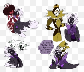 King Featuring S - Deltarune The Four Kings Emoji,Weeaboo Emoji