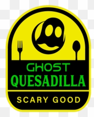 Ghost Quesadilla - Circle Emoji