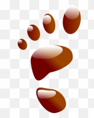 Free Footprints Feet Vectors - Clip Art Emoji,Emoji Bear Pig Tiger Book