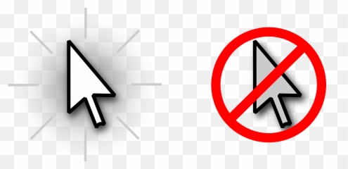 Arrow Hide Show Pointer Mouse Pointer - Mouse Click Para Png Emoji,Left Arrow Emoji