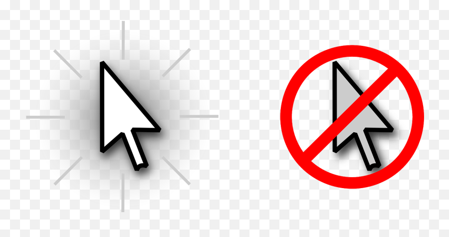 Arrow Hide Show Pointer Mouse Pointer - Mouse Click Para Png Emoji,Left Arrow Emoji