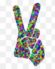 Free Peace Sign Vectors - Hand Printing T Shirt Emoji