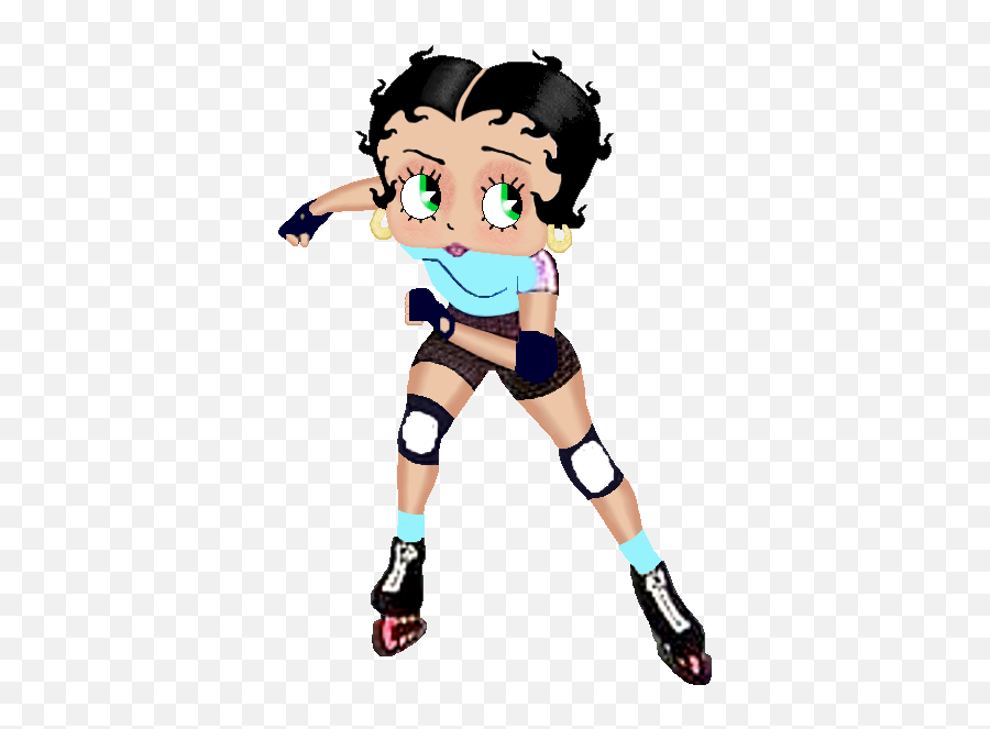 Roller - Betty Boop Roller Emoji,Skating Emoji