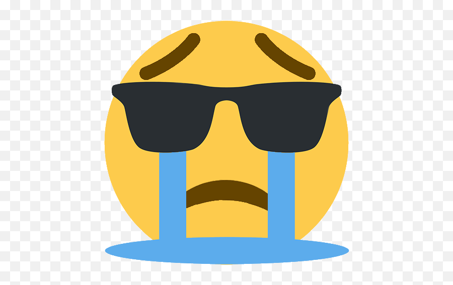 Emoji Directory - Crying Emoji With Sunglasses,Cool Emojis