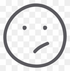 Sad Emoji Emoticon - Funny Face Clipart Black And White,Sad Emoji