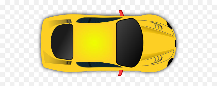 Yellow Car - Transparent Car Top View Png Emoji,Emoji Game Formula One
