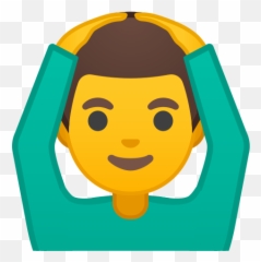 From A - Hands On Head Emoji,Ok Emoji