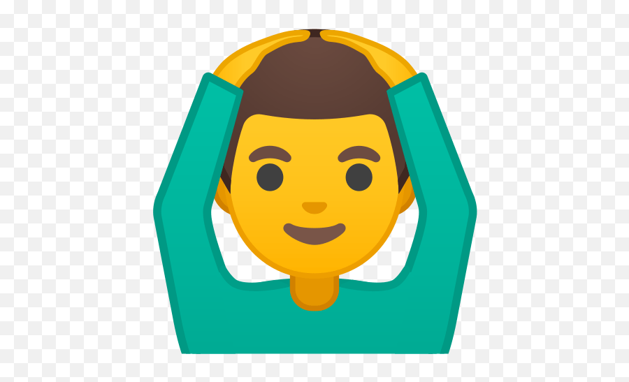 From A - Hands On Head Emoji,Ok Emoji