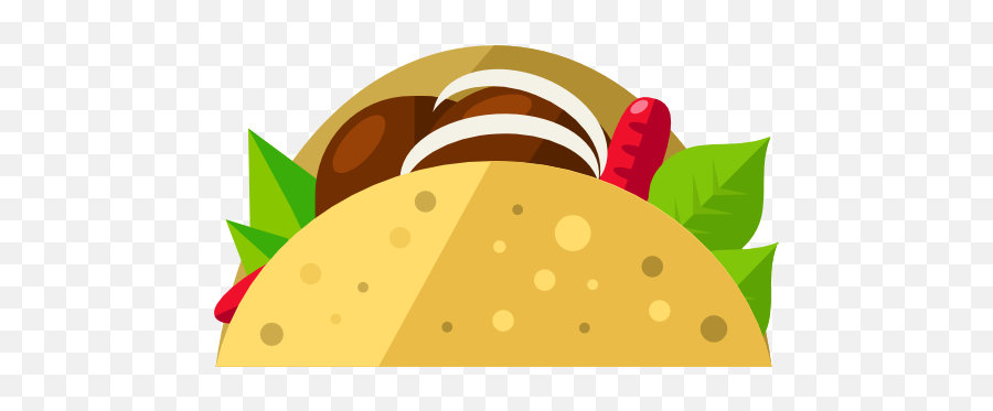 Dancing Taco Clipart Transparent - Tacos Icon Png Emoji,Mexican Food Emojis