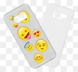 Samsung Galaxy S8 Mm Emoji Glitter Hybrid - Smiley,Samsung Emoji