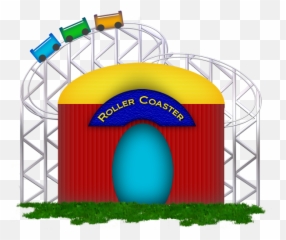 Rollercoaster Clipart Carnival - Inflatable Emoji