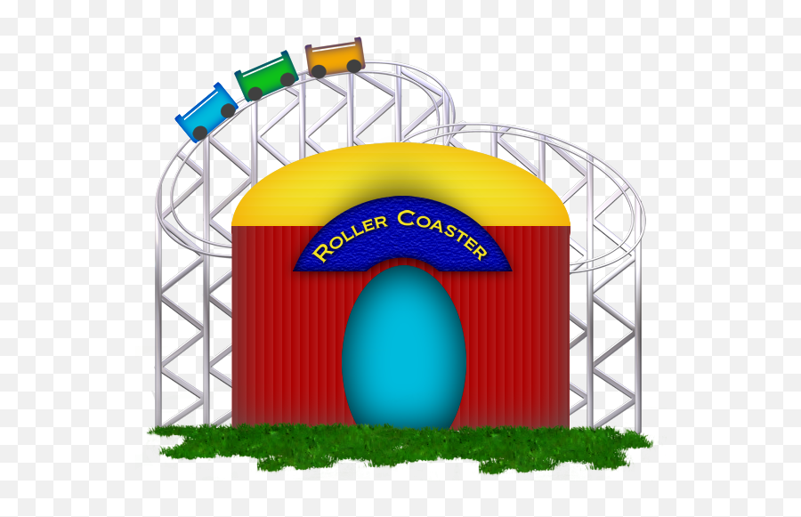 Rollercoaster Clipart Carnival - Inflatable Emoji,Rollercoaster Emoji