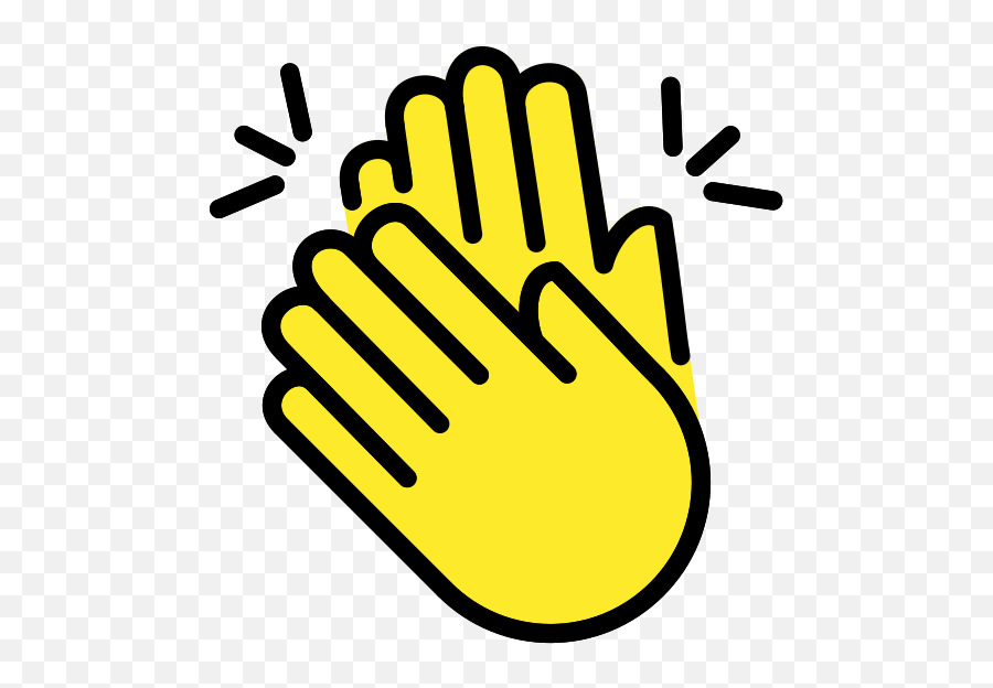 Clapping Hands Sign - Svg Hands Clapping Emoji,Hands Clapping Emoji