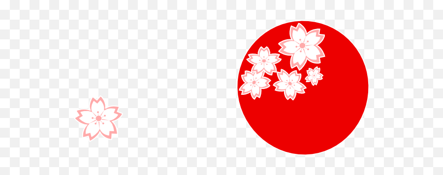 Japanese Flower Clipart - Sakura Blossom Clip Art Emoji,Sakura Flower Emoji