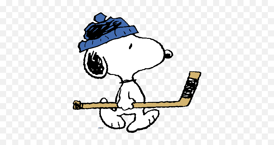 Snoopy Clipart Winter - Hockey Snoopy Emoji,Peanuts Emoticons