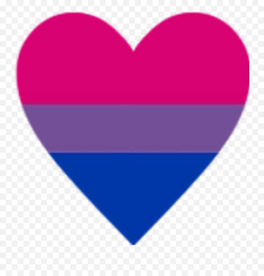 Bi Biflag Bipride Pride Lgbt - Bisexual Flag Heart Emoji,Gay Heart Emoji
